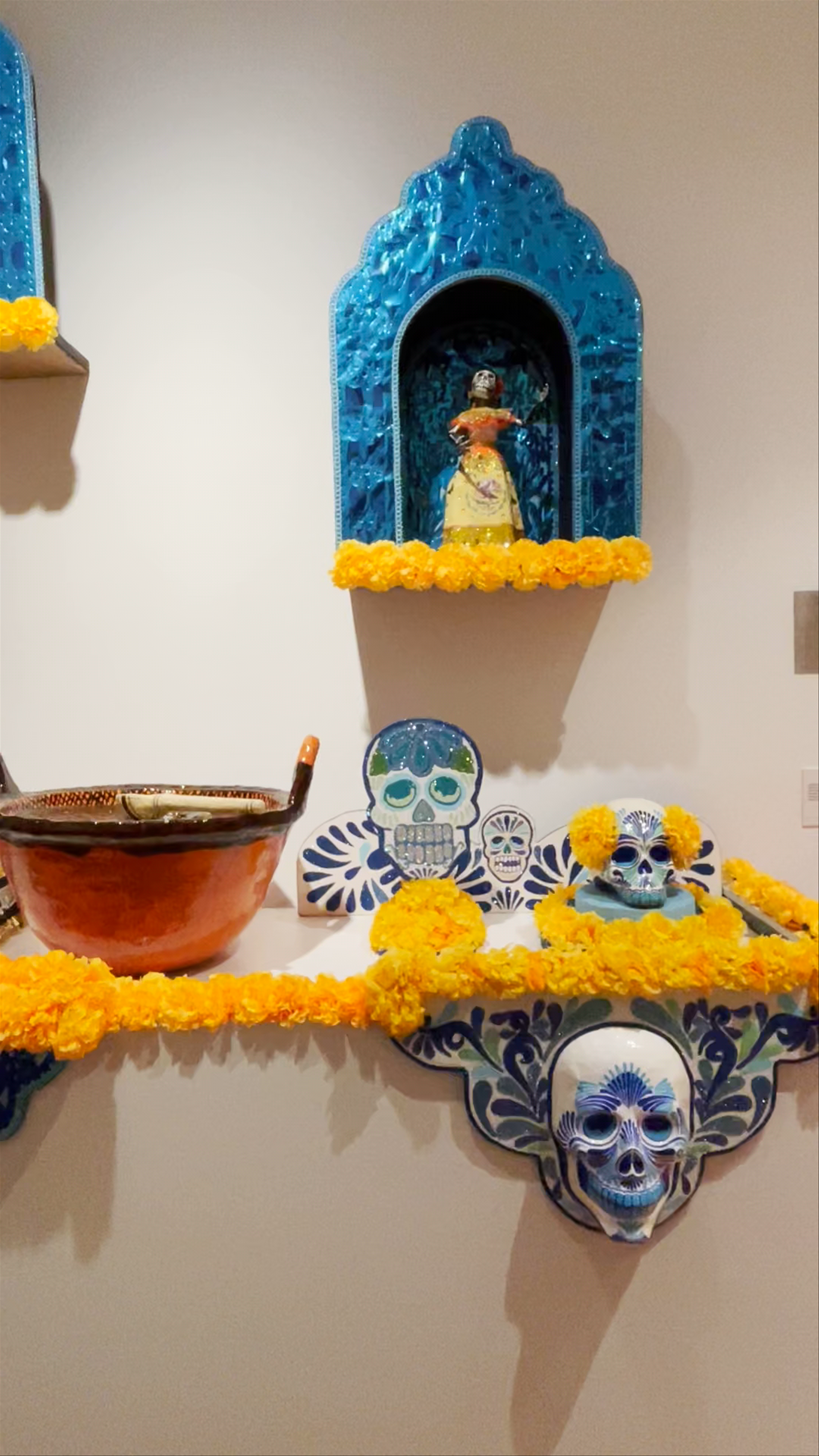 Day of the Dead Art Installation at Fundación Casa de México en España