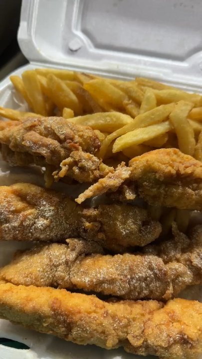JJ Fish & Chicken - Small Tenders and fries - American Near Me - Lancaster, Texas
