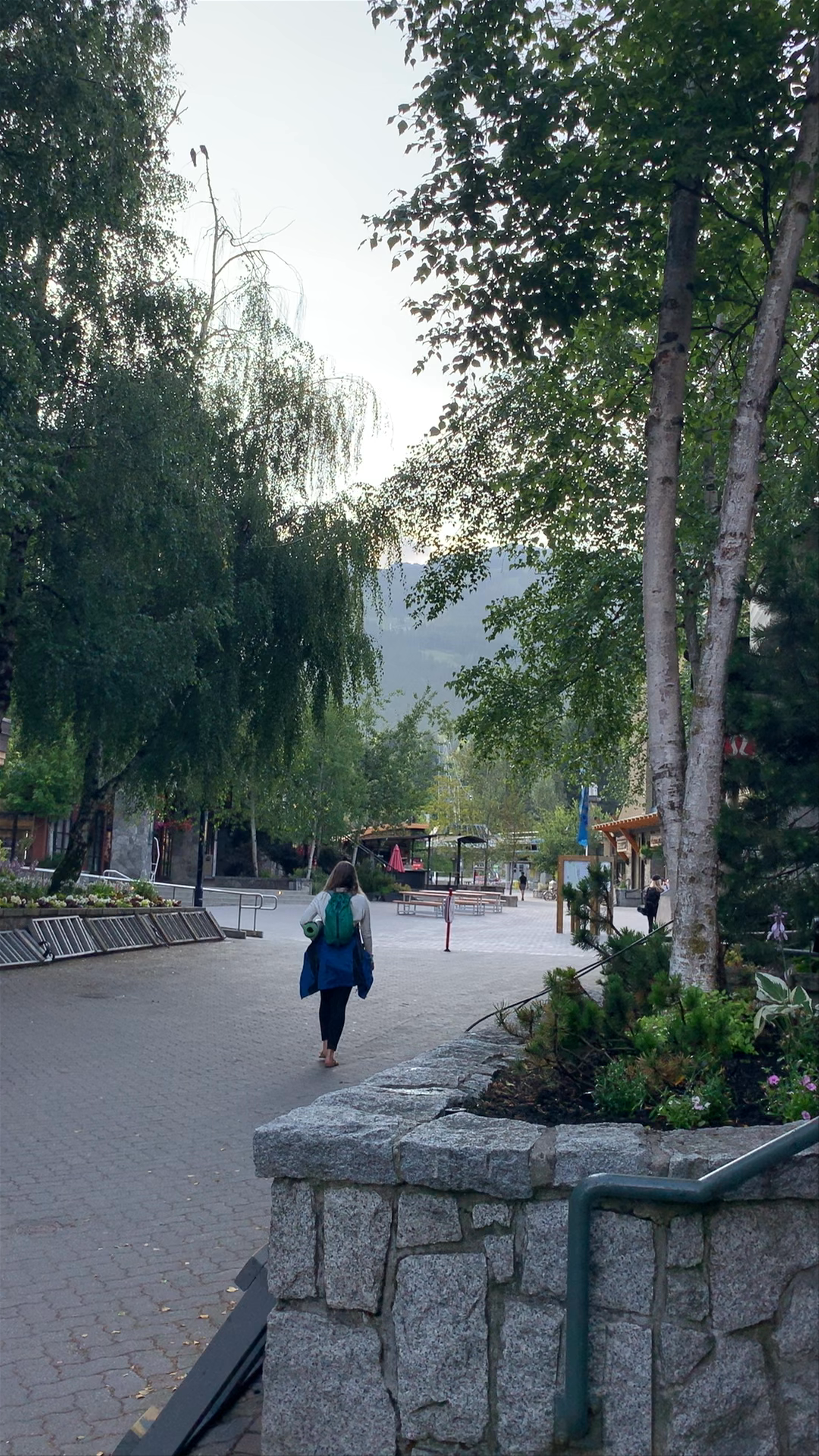 Evening Stroll Through Whistler Village Centre