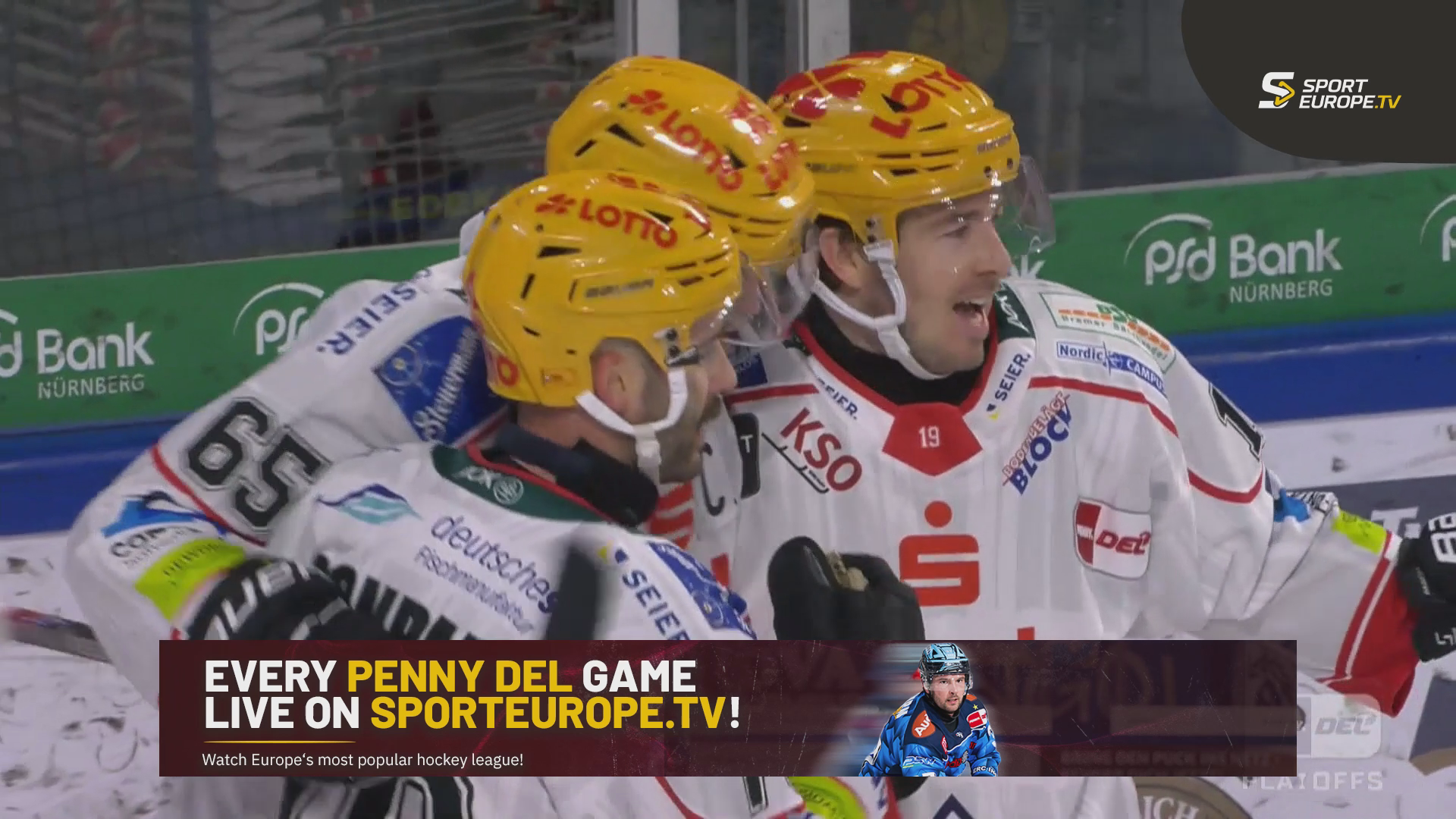 DEL Playoff Round 1: Christian Wejse and C.J. Smith (vs Nürnberg Ice Tigers)