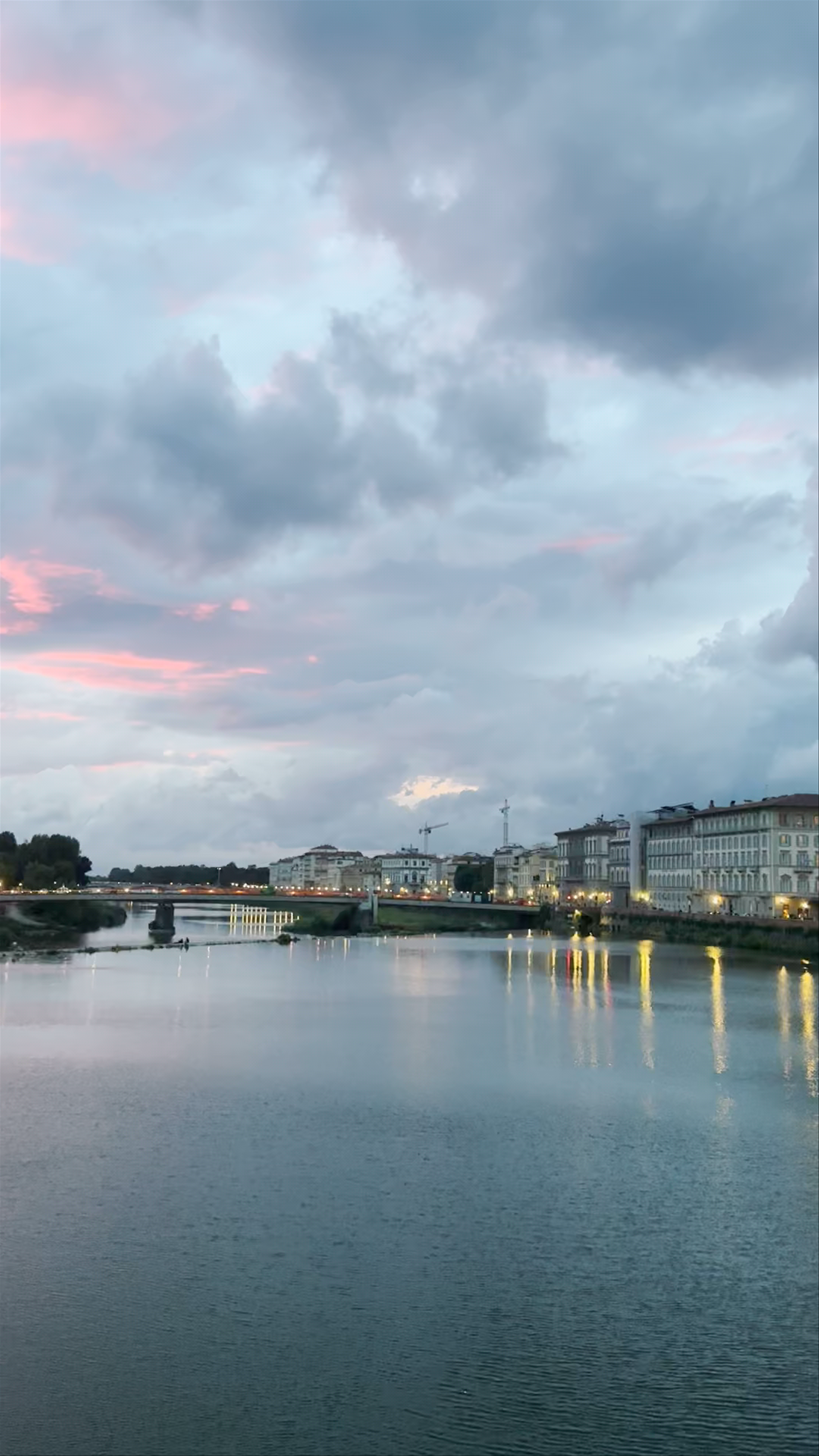 Sunset Serenity at Ponte alla Carraia in Florence