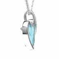 marahlago larimar Pezullio Heart Larimar Necklace jewelry