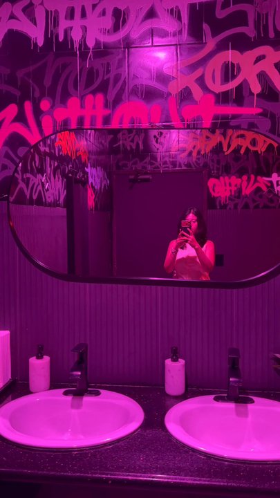 Darkroom - Bathroom really nice - Wine Bars Near Me - Santa Ana, California