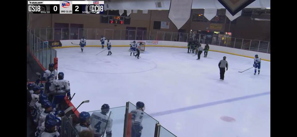 Colton Scudder's Impressive Tip Goal | Central Storm 18U AA Highlights