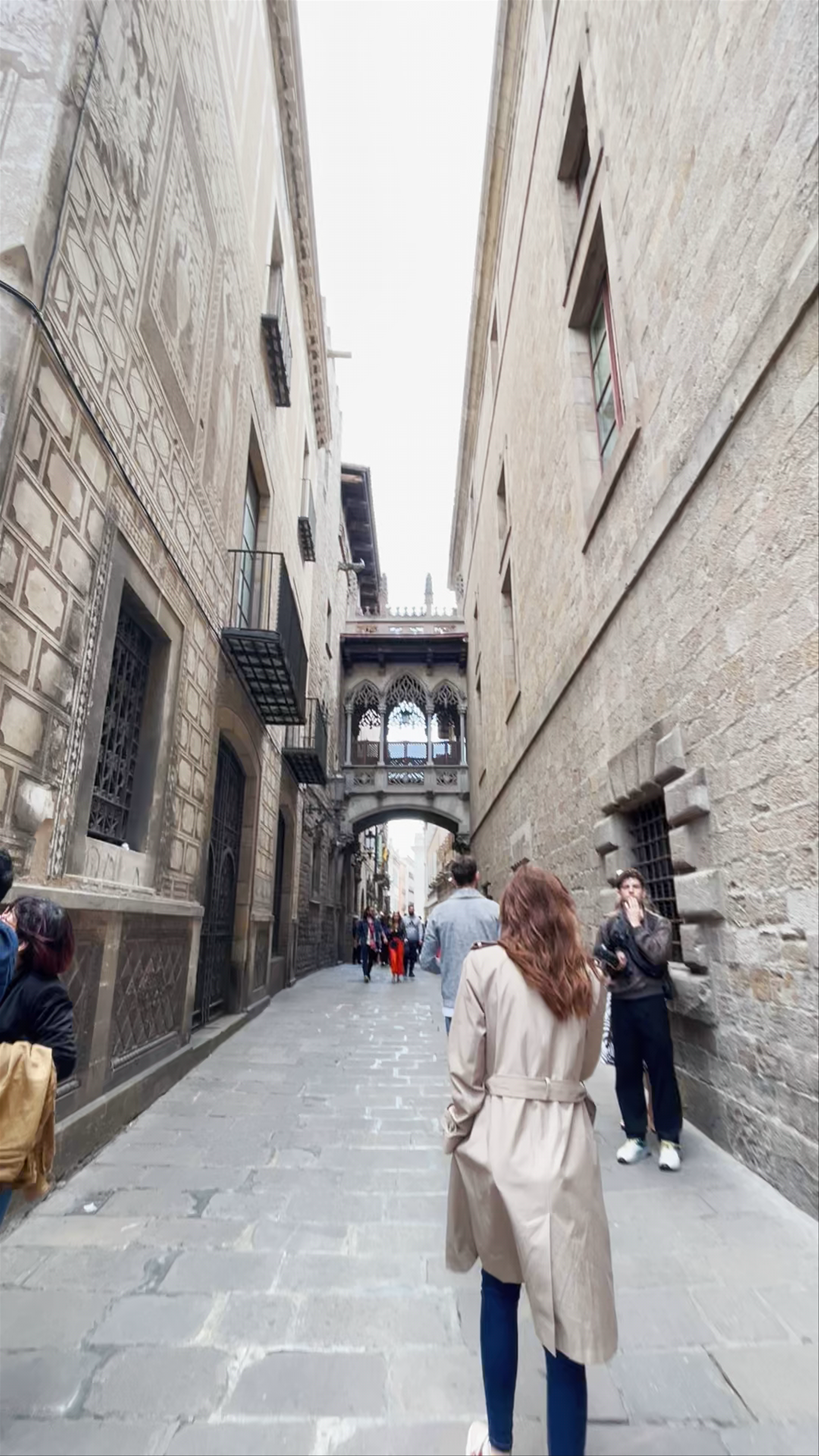 Strolling Through the Gothic Quarter in Barcelona
