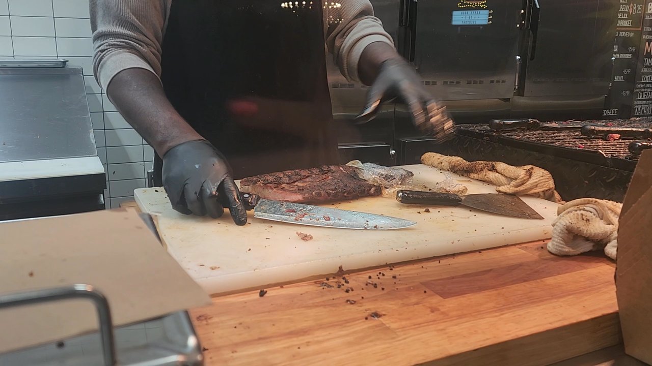 OAK'D BBQ - Food prep viewable after placing your order - Barbeque Near Me - Dallas, Texas