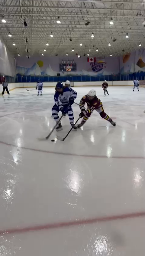 Olivia Bath Shines in First Game with Langley Hockey Academy 16U