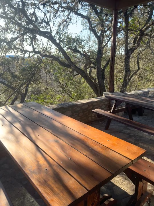 Neal's Dining Room - Awesome view from their balcony - American Near Me - Concan, Texas
