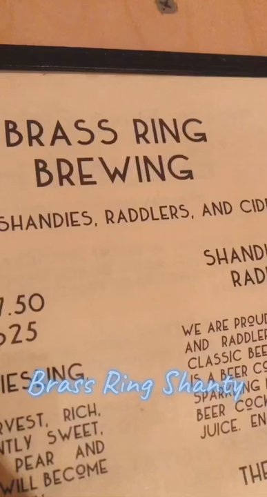 Brass Ring Brewing - Pan of the shanty - Brewpubs Near Me - Grand Rapids, Michigan