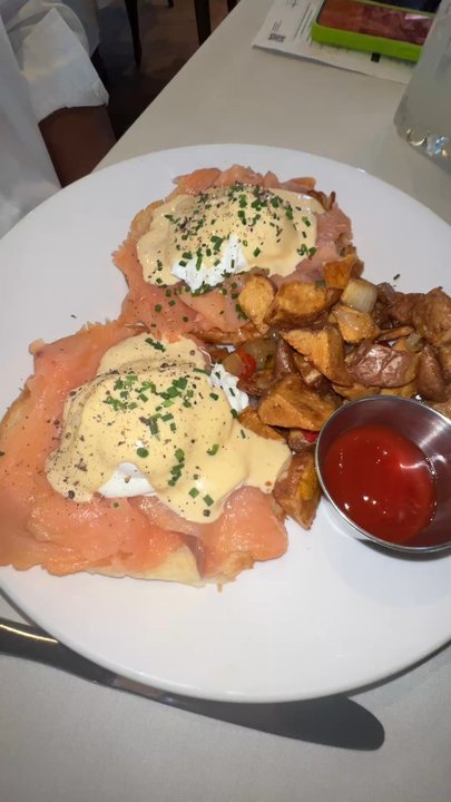 Saint Ann Restaurant & Bar - Smoked Salmon Benedict - New American Near Me - Dallas, Texas