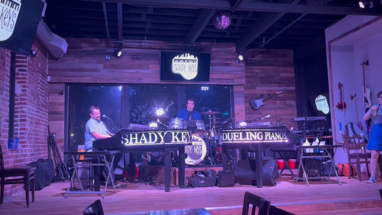 Shady Keys - A quick glimpse of the show. A teaser for you to want more and then you can go see them yourself. - Piano Bars Near Me - Tulsa, Oklahoma