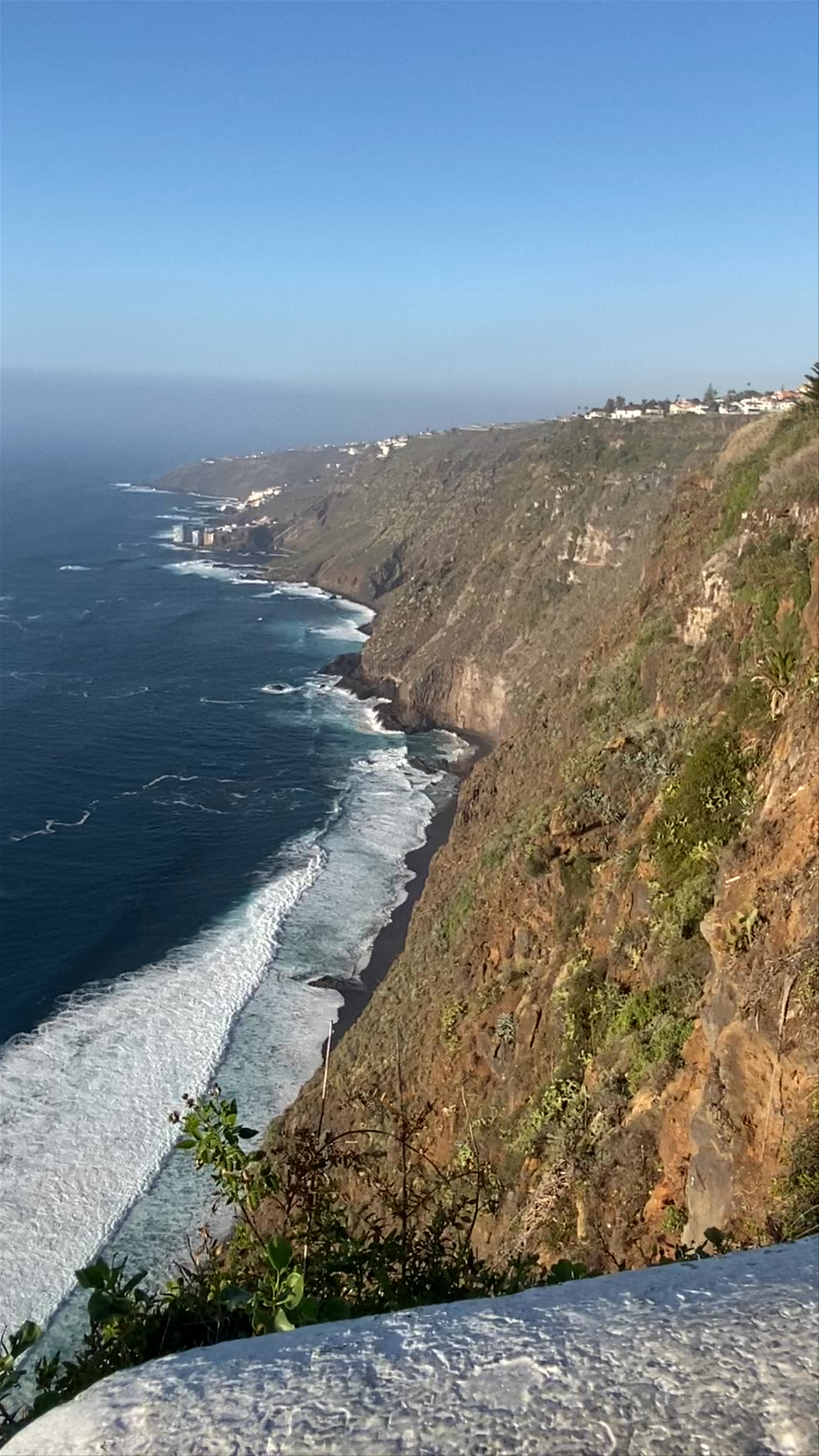Dramatic Coastal Cliffs of Tenerife, Spain