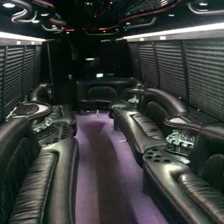 Vanity Limousines - 26 to 30 passenger black party bus - Limos Near Me - Corona, California