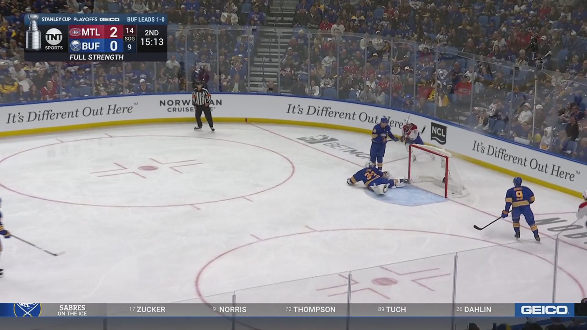 Newhook Scores Twice as Canadiens Roll in Buffalo to Even Series · May 8, 2026