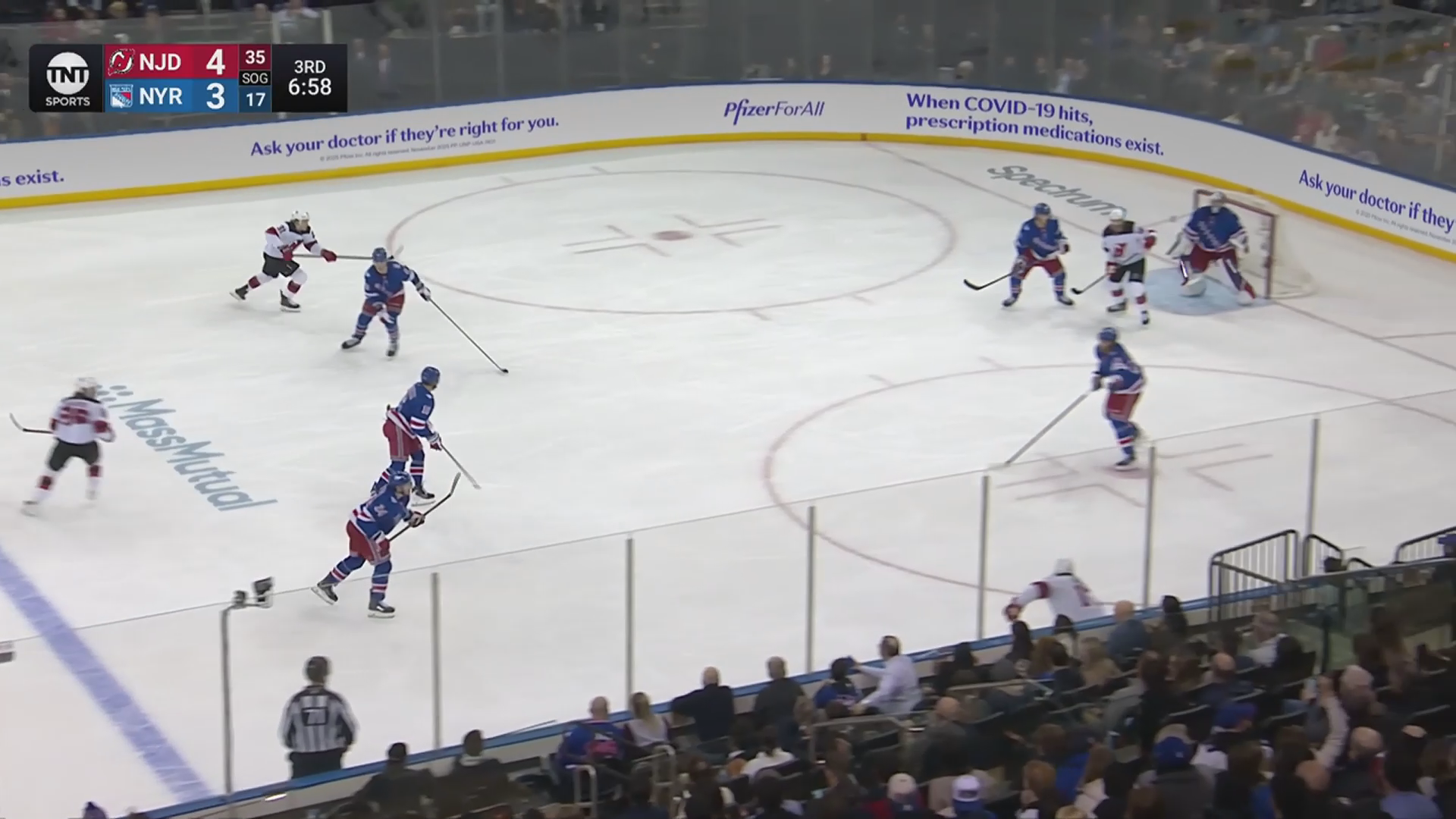Hughes continues ownership of the Rangers with 5-3 goal · Mar 18, 2026