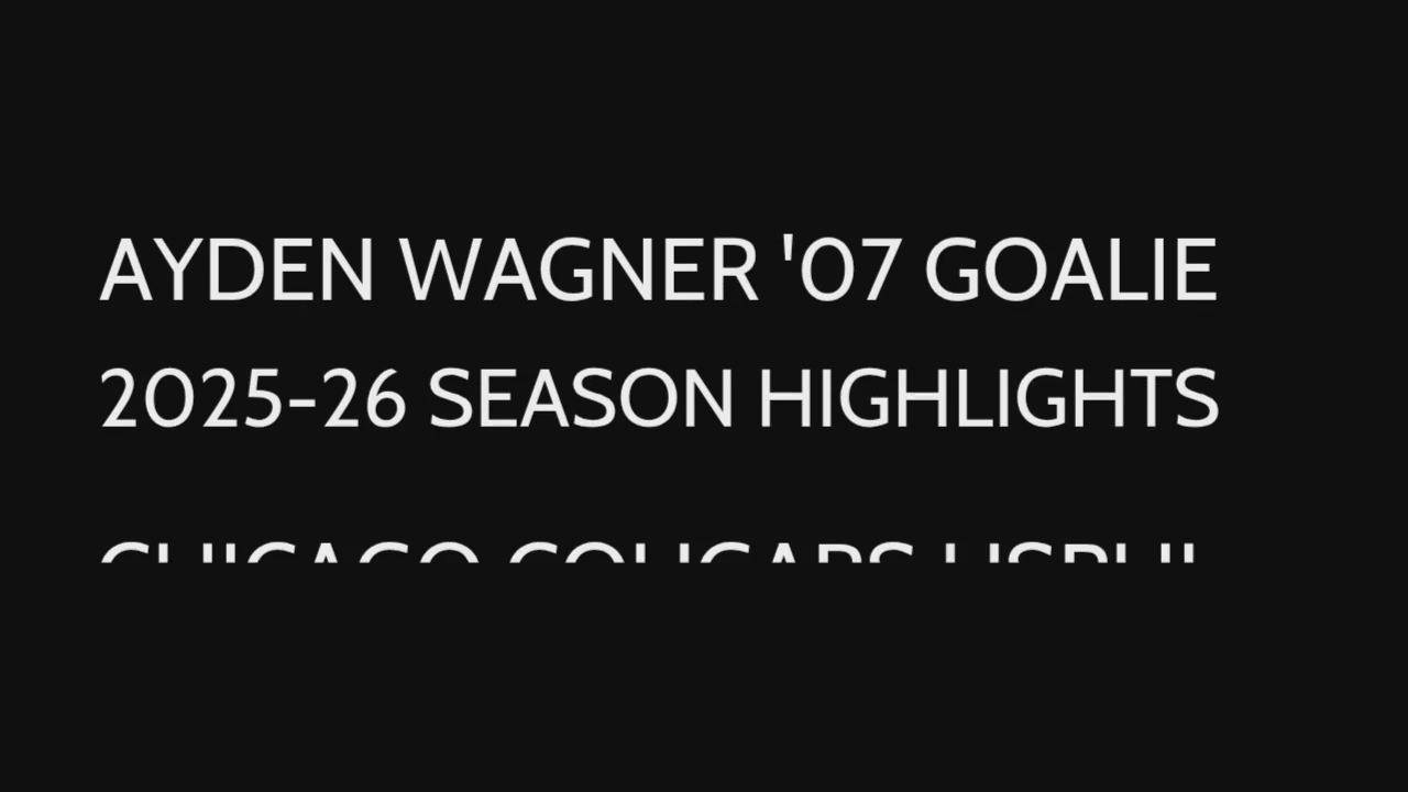 Ayden Wagner: Defensive Highlights from the 2025/26 Season