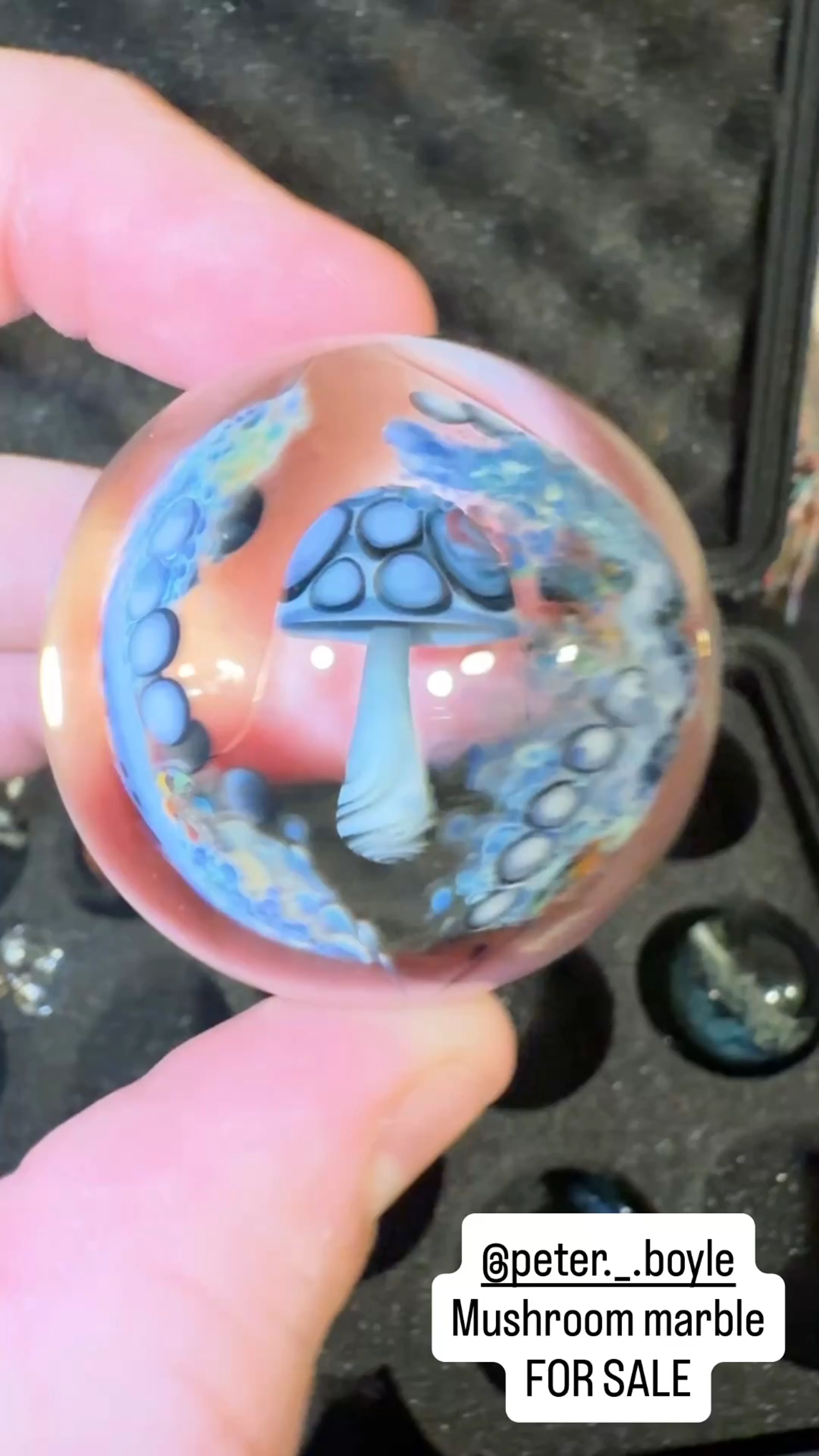 Preview pic of Peter Boyle Mushroom marble