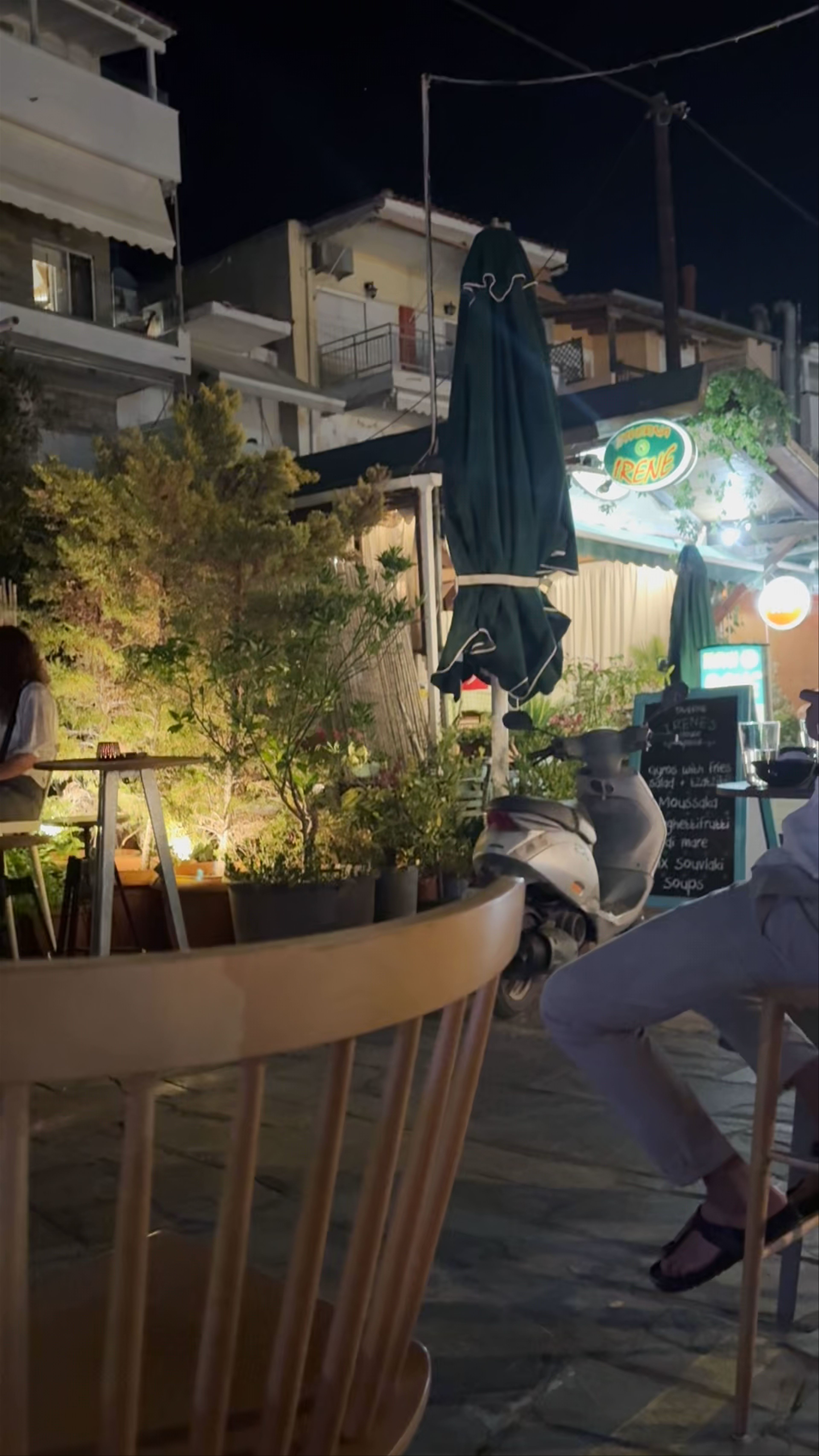 Night Vibes at Margarita Fresh All Day Bar, Potos Greece
