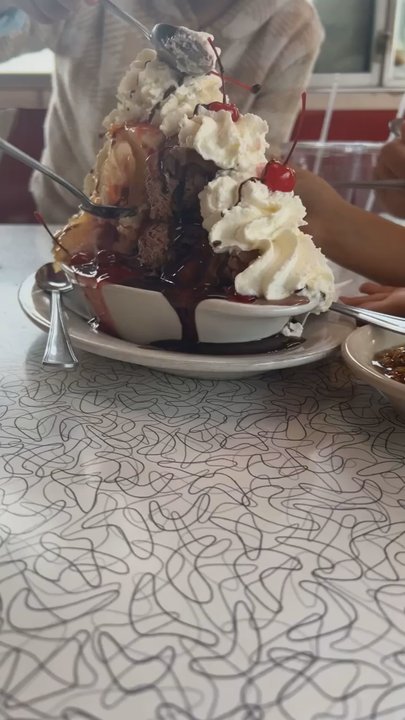 The Diner - Fairly priced great place okay on the cleanliness. The Sundae was worth it. 2 adults and 3 kids weren't able to finish one. - Diners Near Me - Sevierville, Tennessee
