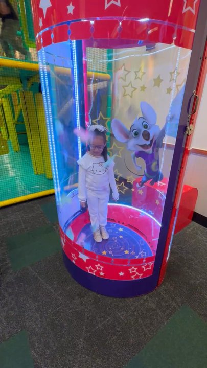 Chuck E. Cheese - Emily & the ticket blaster lol - Pizza Near Me - Stevenson Ranch, California