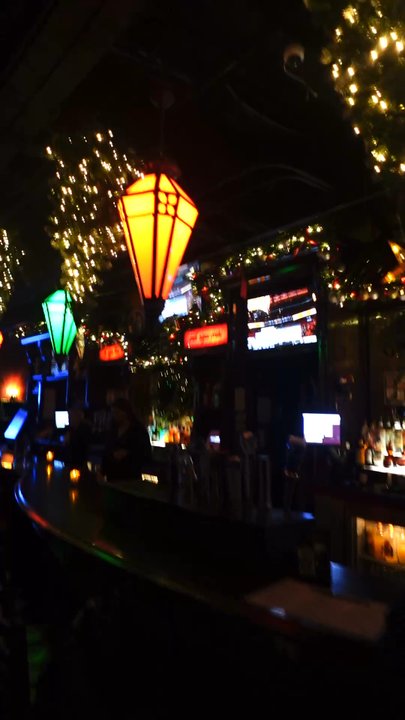 The Lansdowne Pub - Interior holiday decor - Pubs Near Me - Boston, Massachusetts