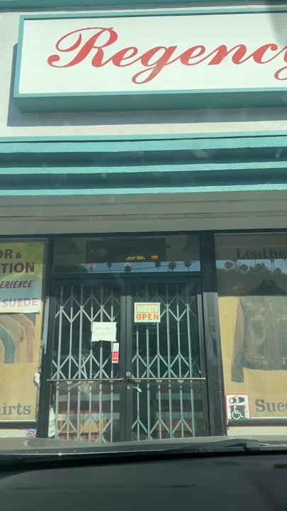 Regency Cleaners - Says open at 8 and that they are open, it's 8:30 and not open. Not cool. - Laundry Services Near Me - Los Angeles, California