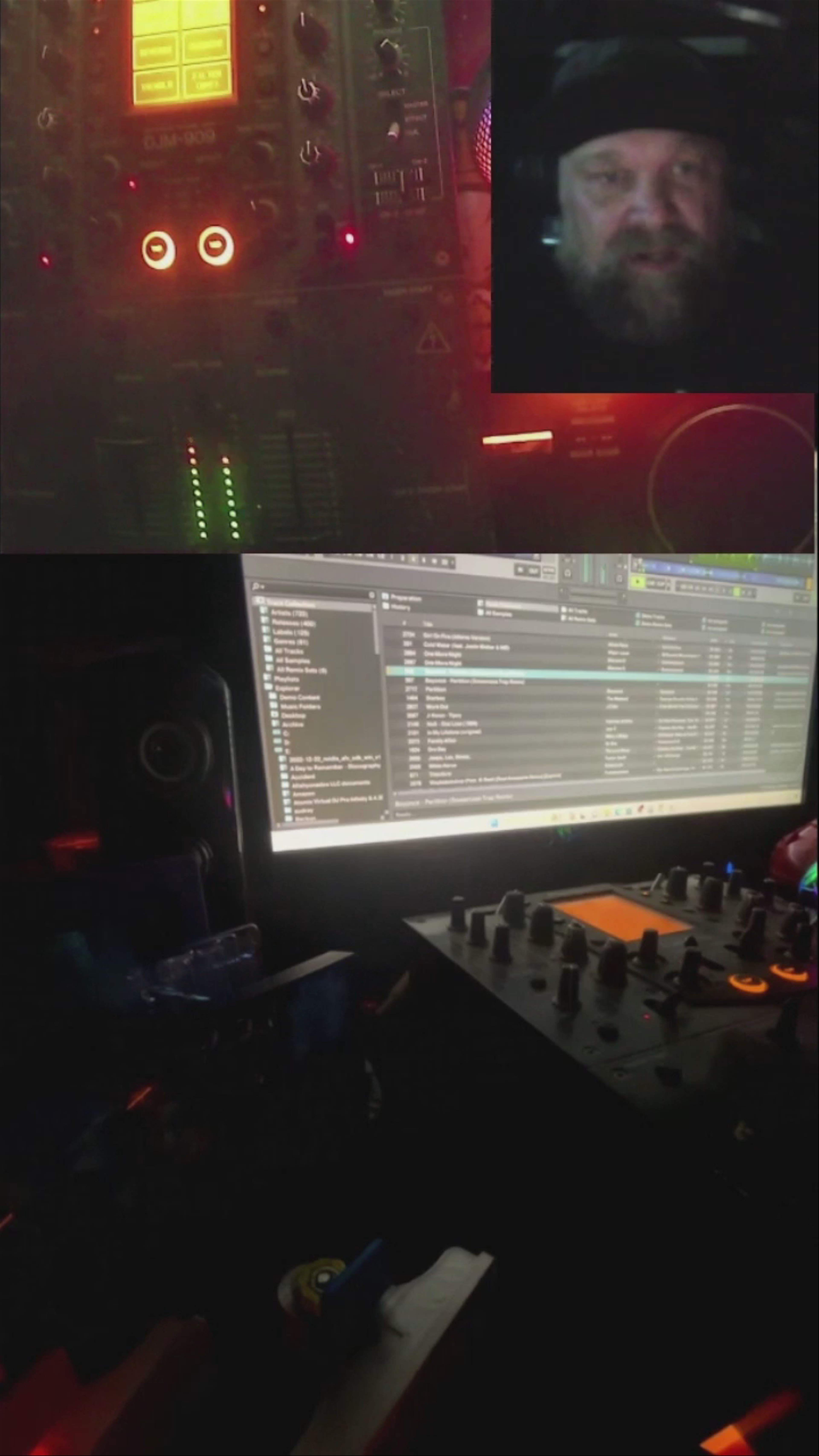 Gives while I DJ LIVE