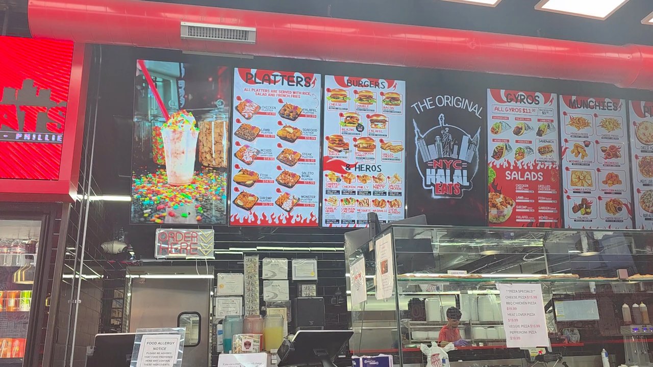NYC Halal Eats - Menu board - Halal Near Me - Bridgeview, Illinois