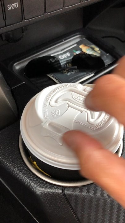Dunkin' - Coffe cup sippy has spring loaded cap - Donuts Near Me - El Cajon, California