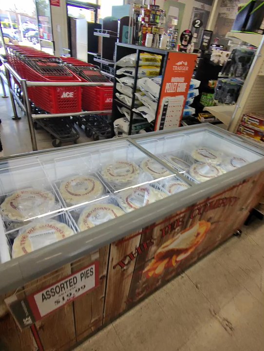 Van's Ace Hardware - Take and bake Pies at ace hardware - Hardware Stores Near Me - Tracy, California