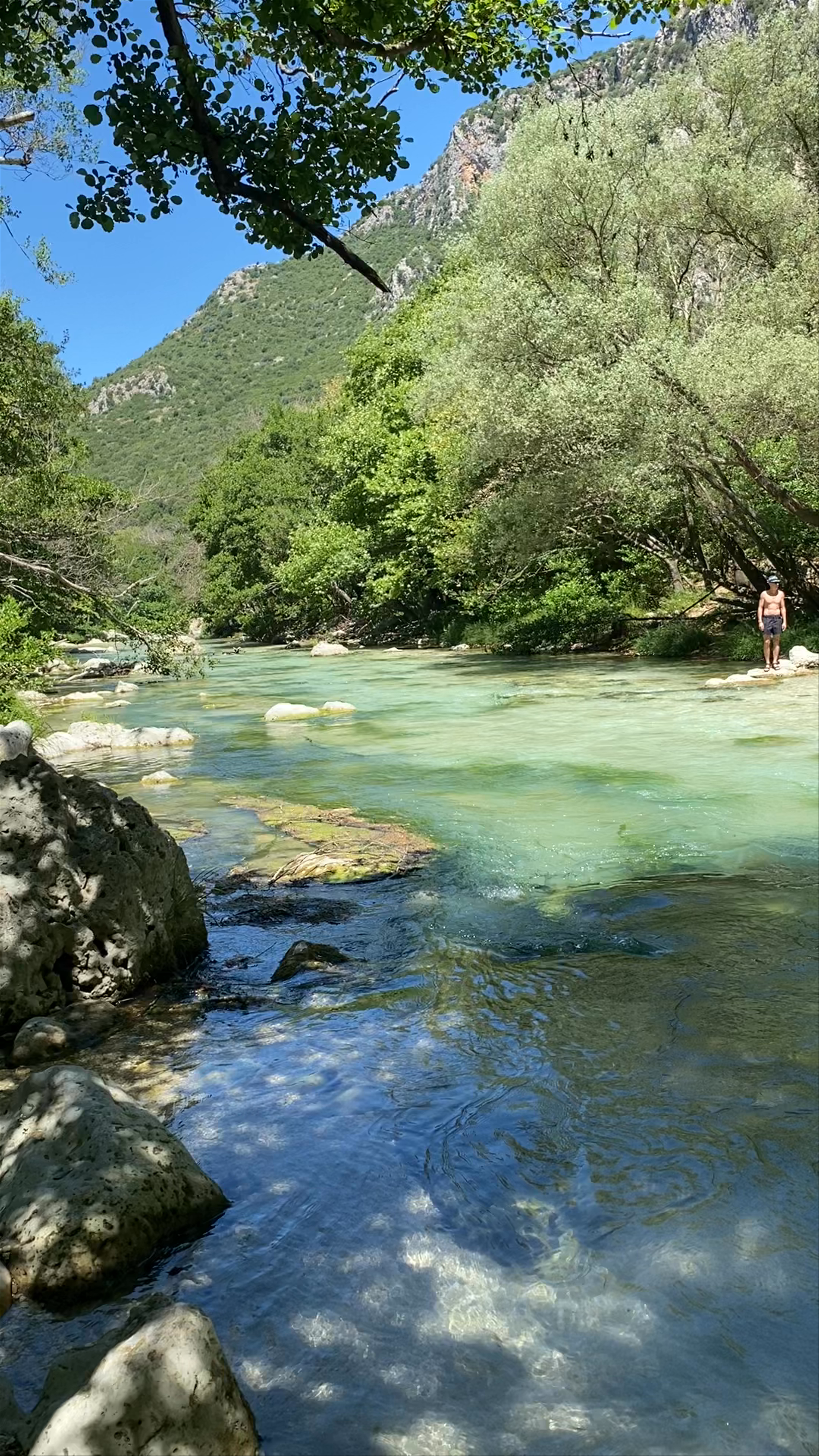 Enchanting Natural Springs of Acheron Gorge in Vouvopotamos, Greece
