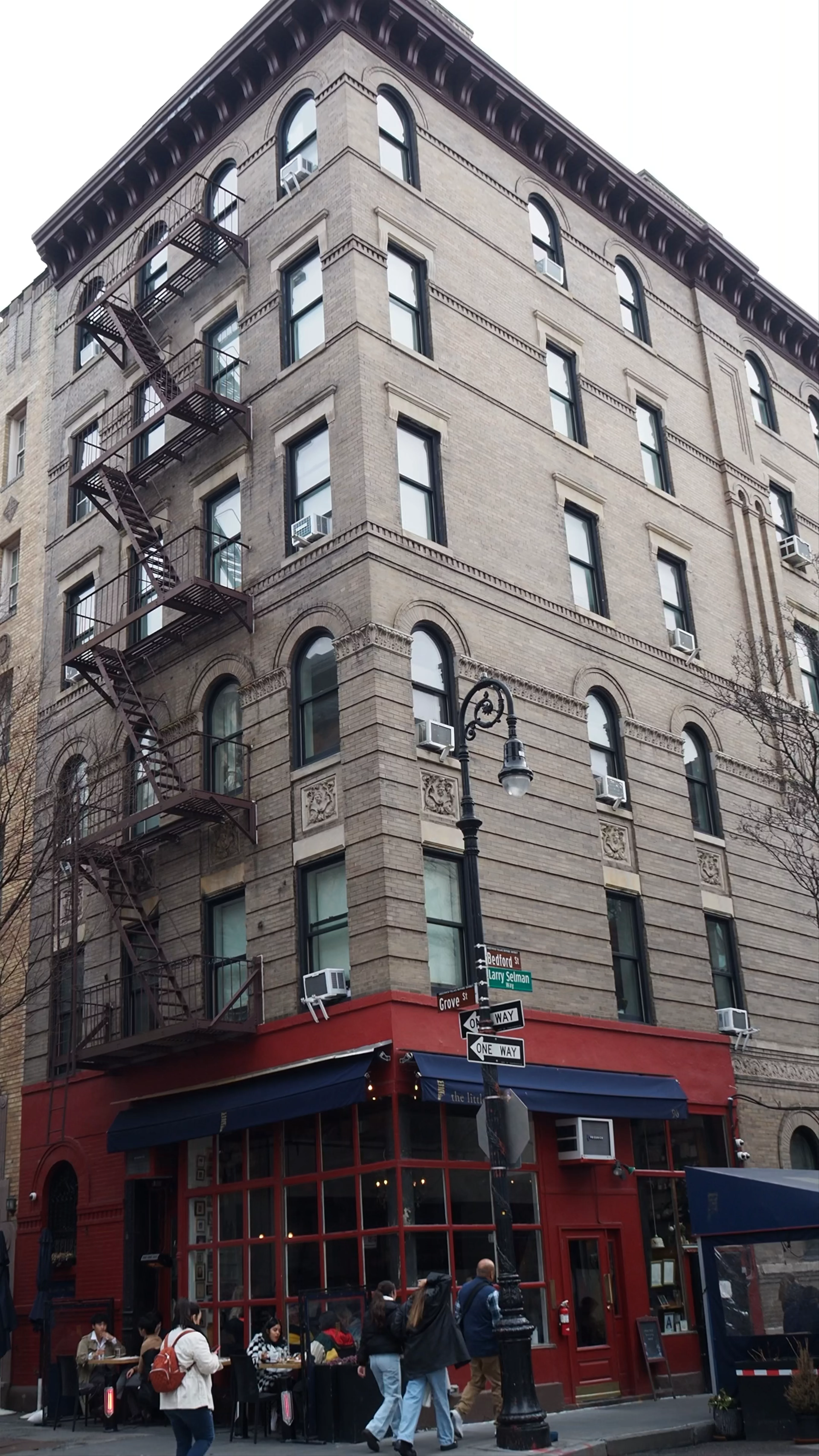 Apartment Building from the TV Show Friends, Bedford Street, New York, NY, USA