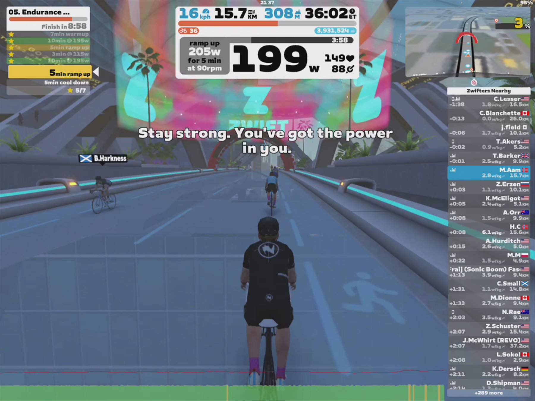 Zwift - 05. Endurance Ascent in New York
