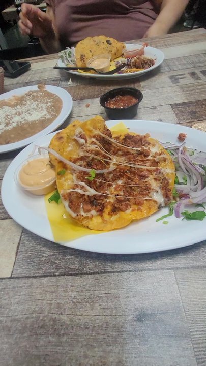 Mariscos Los Chavalones - Delicious marlin tacos and a gobenador taco - Seafood Near Me - Anaheim, California