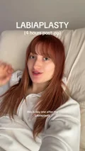 Kristen’s surgery-day labiaplasty account