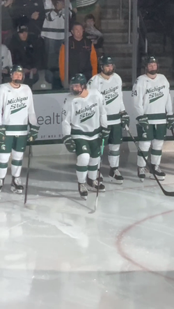 Every executive, scout and agent in the game is at MSU for this one