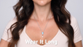 Larimar Pearl Necklace - Alisa 