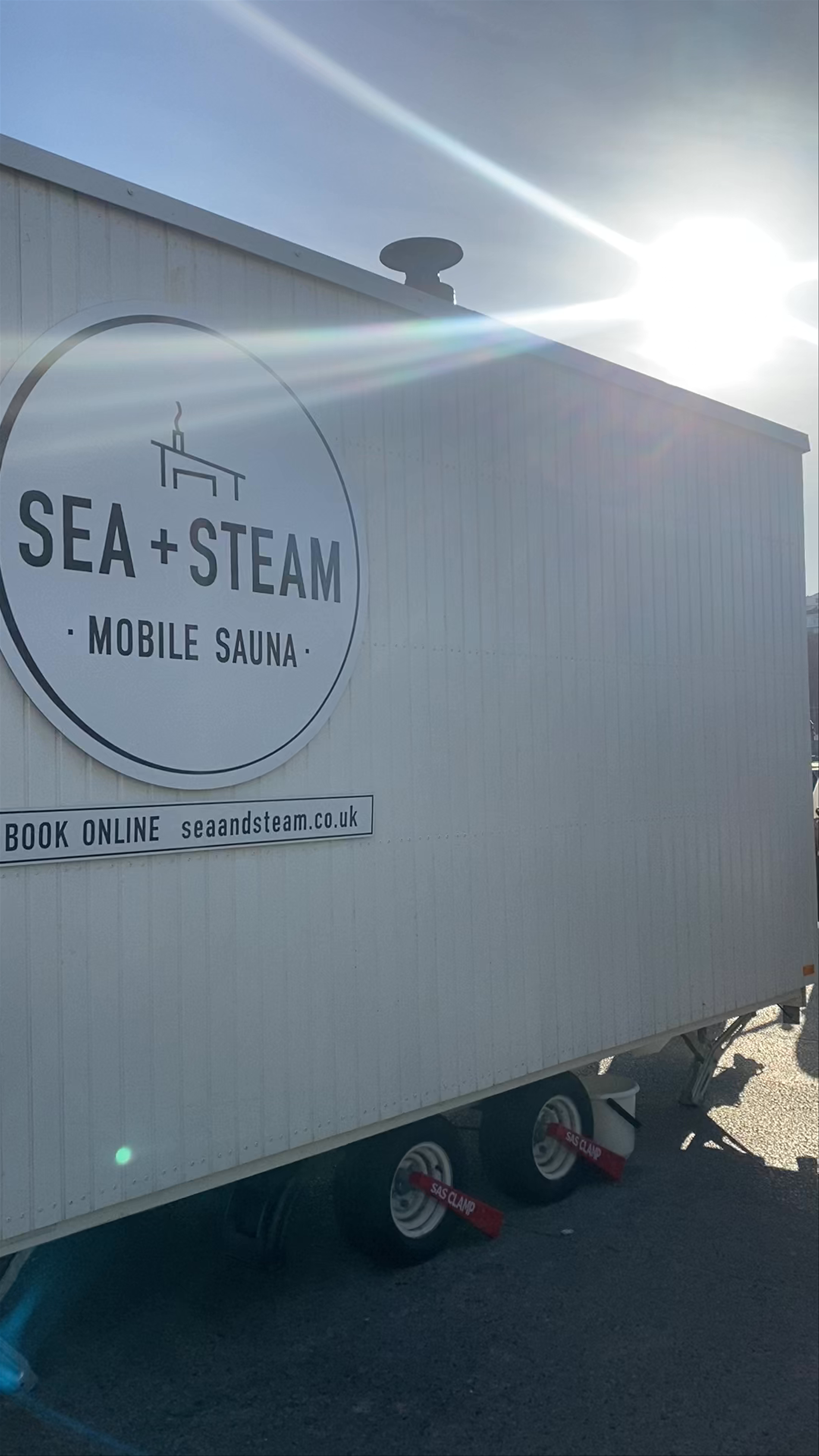 Sea and Steam Mobile Sauna Experience in Saundersfoot