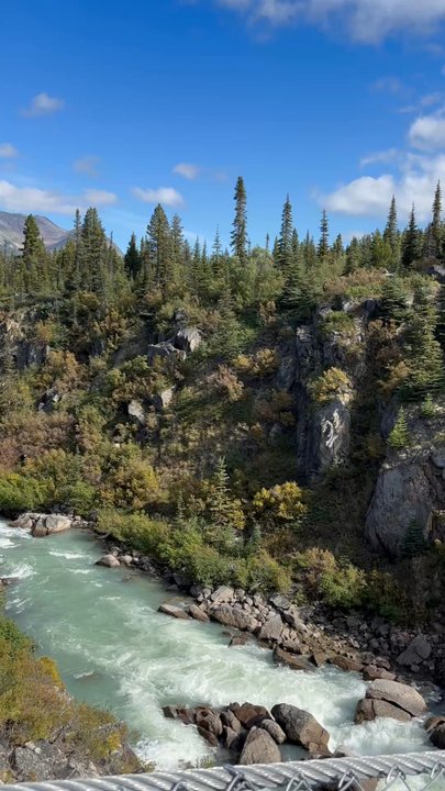 Yukon Suspension Bridge - Landmarks & Historical Buildings Near Me - Whitehorse, Yukon