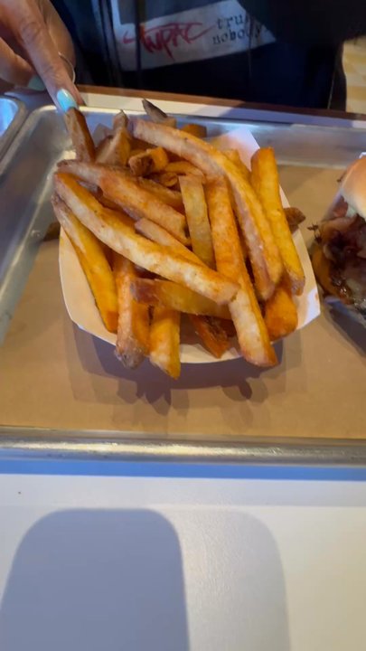 Burger Schmurger - Fries and OG burger w bacon and Swiss added. - Burgers Near Me - Dallas, Texas
