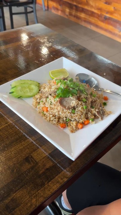 OM Thai Cuisine Camarillo - Fried rice with beef (no tomato) - Thai Near Me - Camarillo, California