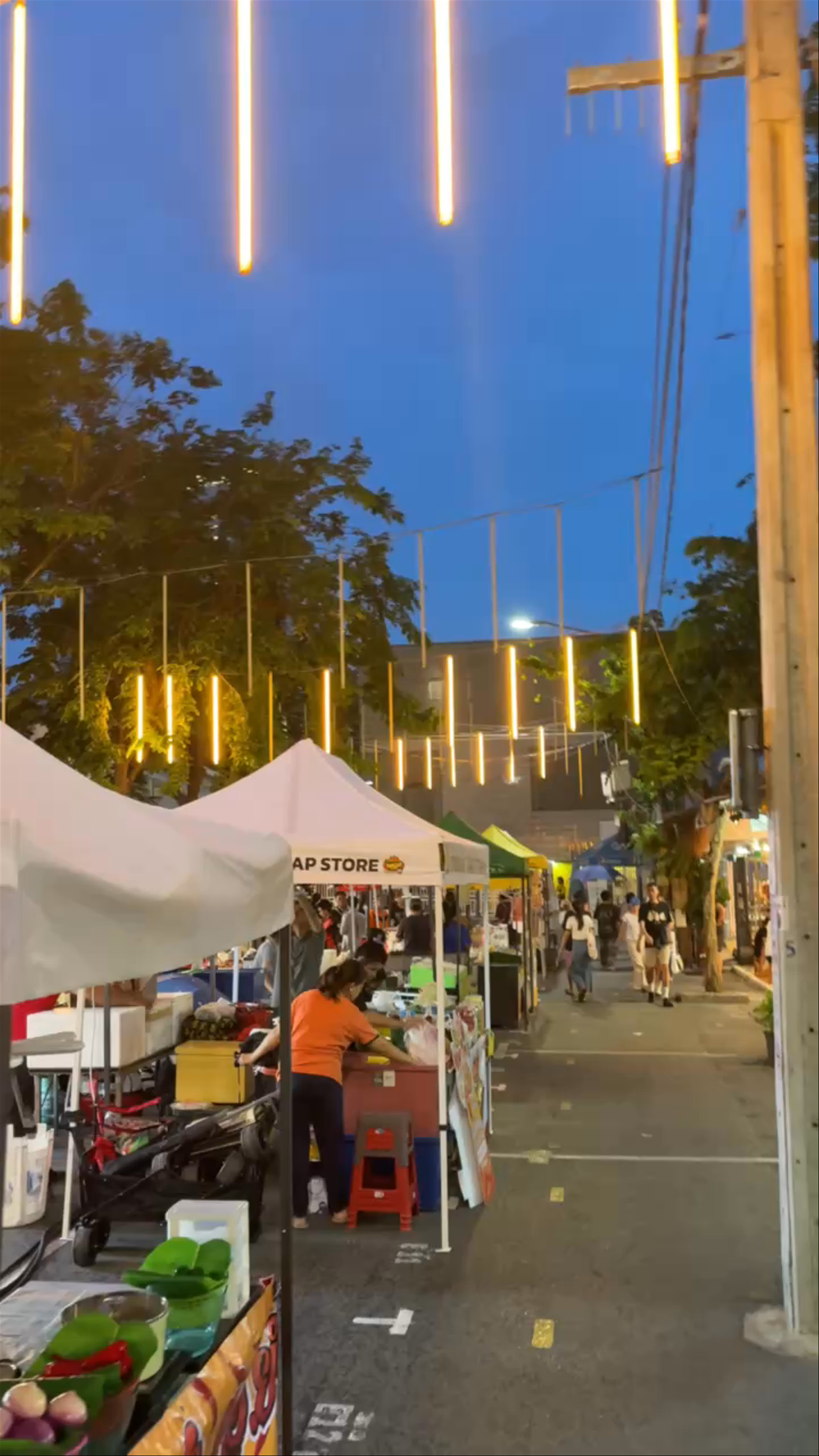 Evening Vibrance at Chatuchak Weekend Market, Bangkok