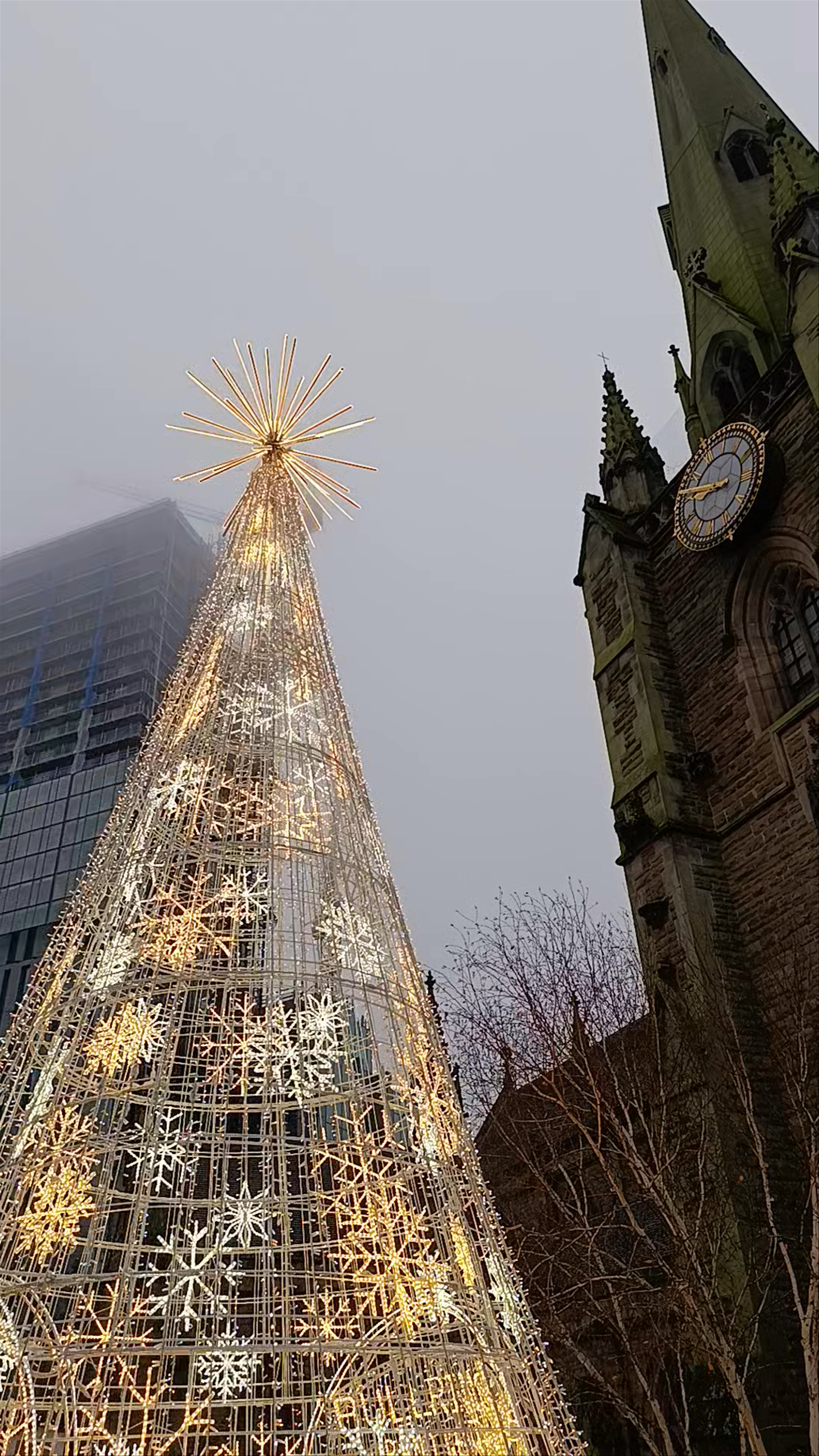 St. Martin’s Church Christmas Lights in Birmingham