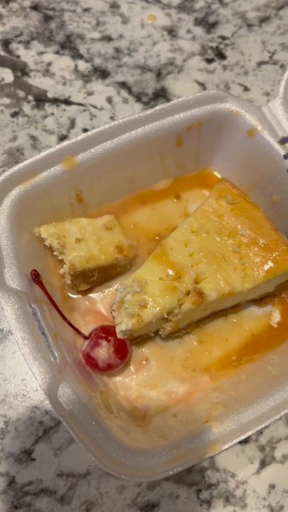 Bachi - Frozen cheesecake slice that's been sitting out and still frozen. - Sushi Bars Near Me - Charlotte, North Carolina