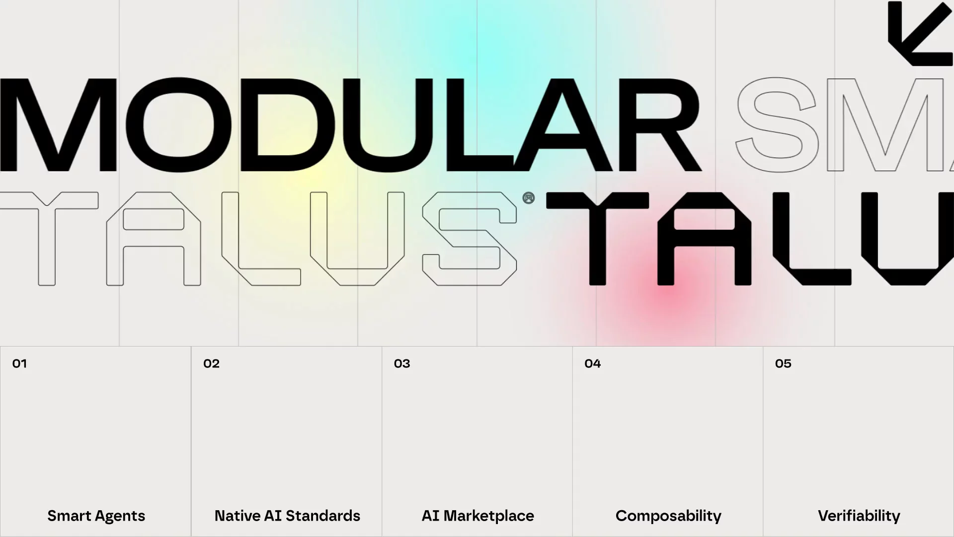 Talus Brand Identity and Website Design for an AI Agent Platform |  Designatives