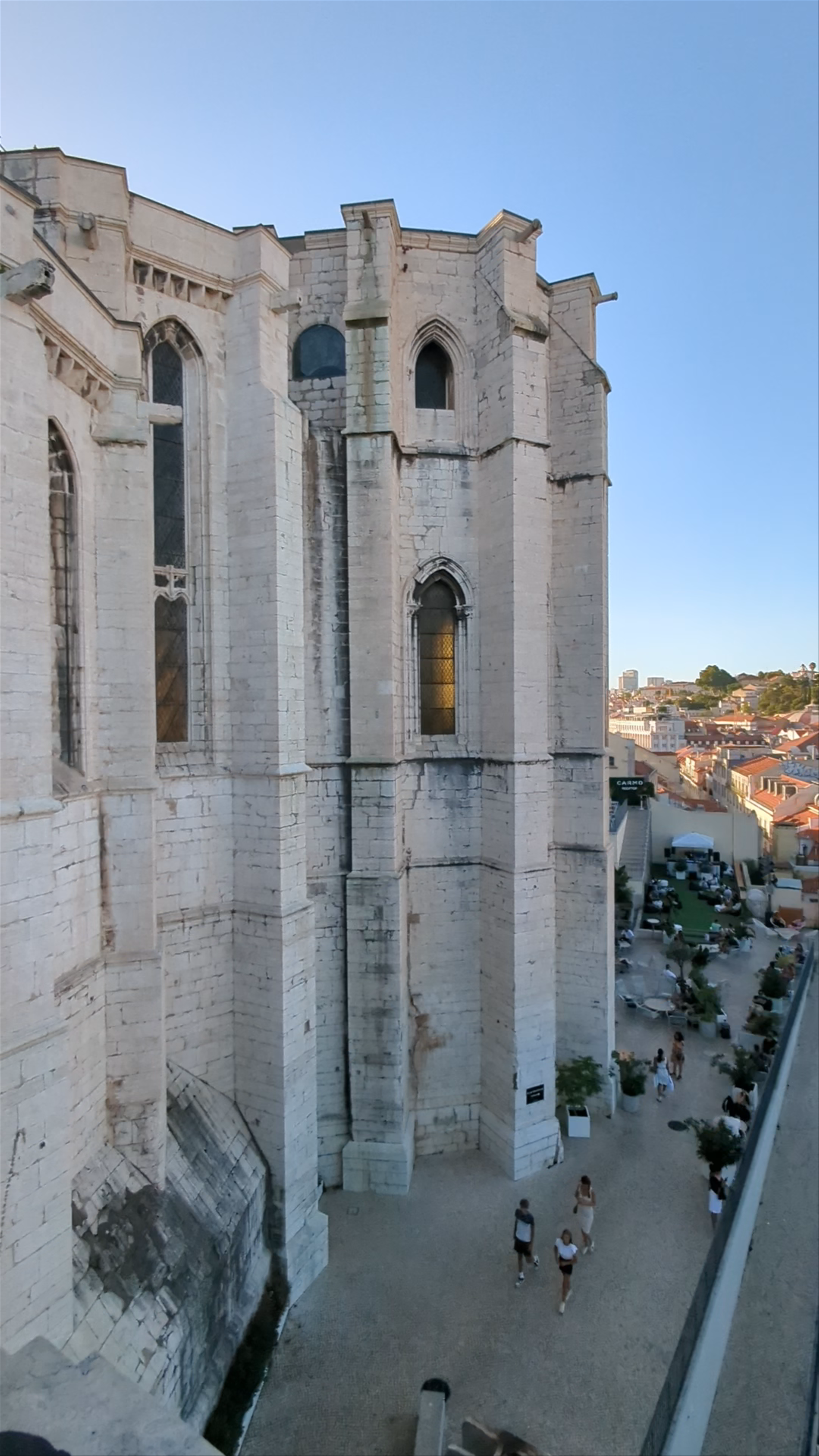 Carmo Rooftop Views Over Lisbon Historic Heart