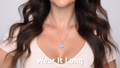 Larimar Anchor Necklace