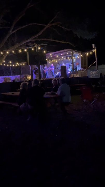 The Barn - Outdoor stage and seating area - Beer Bar Near Me - Cypress, Texas