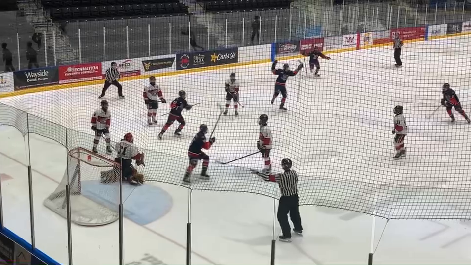 Easton Holte's Quick Release Goal: Lloydminster Lancers U15 AAA Highlights