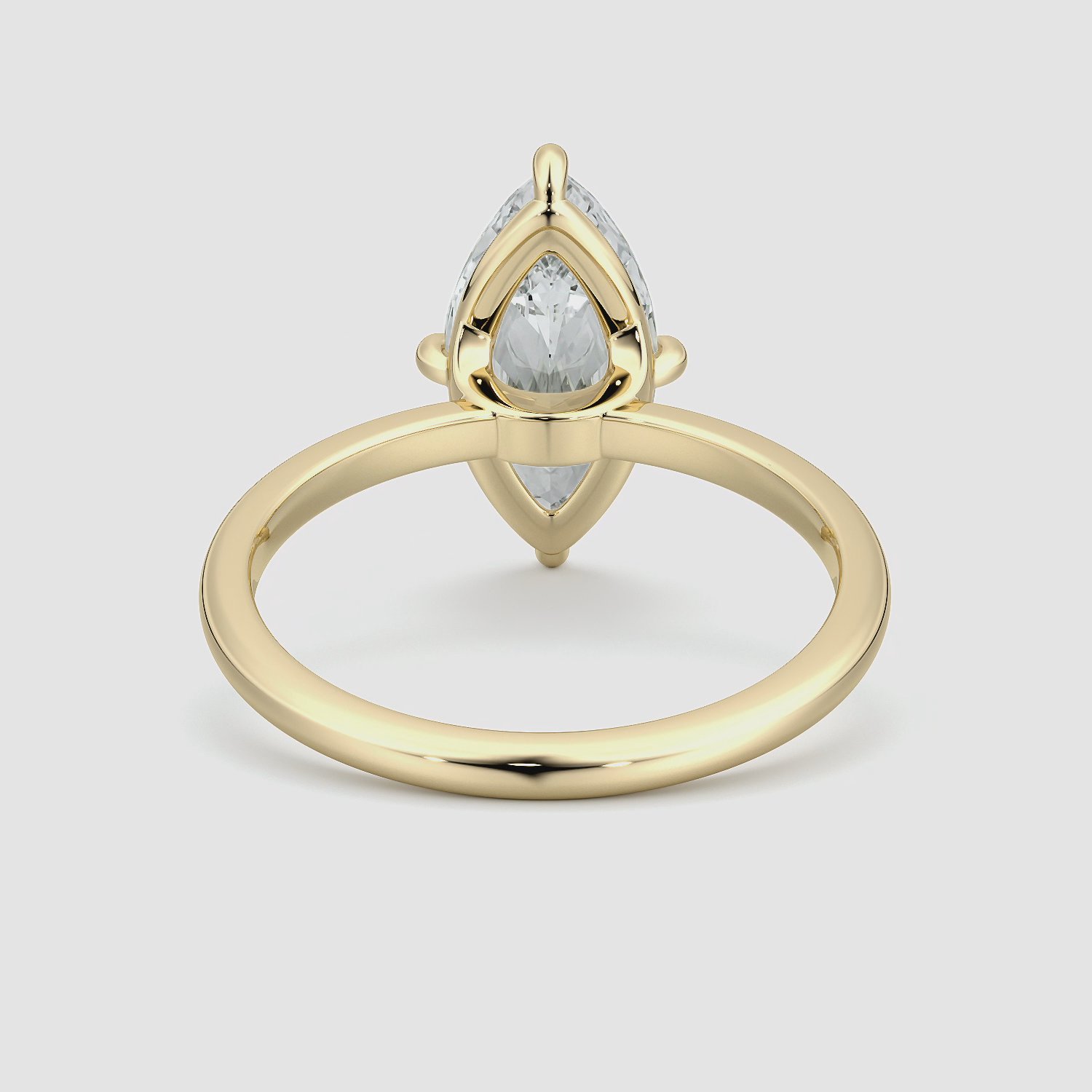 Compass | Marquise | 18k | Gelbgold | bandAccent: Ohne Pavé-Besatz | diamondOrientation: vertical | caratWeight: other